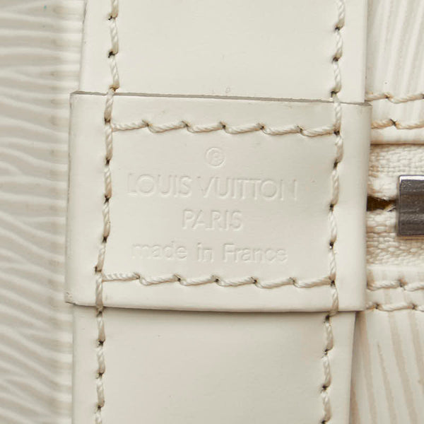 ルイ ヴィトン エピ アルマPM ハンドバッグ M4030J イヴォワール ホワイト レザー レディース LOUIS VUITTON 【中古】