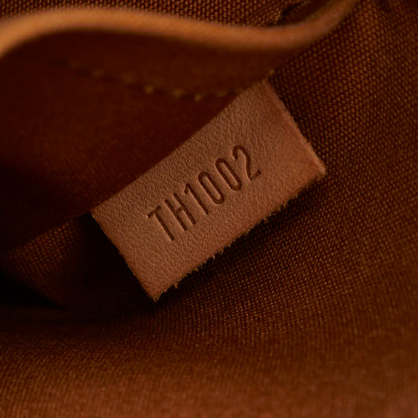 ルイ ヴィトン モノグラム ヴェルニ リードMM ハンドバッグ トートバッグ M91143 ブロンズ ブラウン パテントレザー レディース LOUIS VUITTON 【中古】