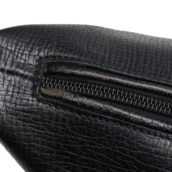 ロエベ ロゴ ハンドバッグ トートバッグ ブラック レザー レディース LOEWE 【中古】