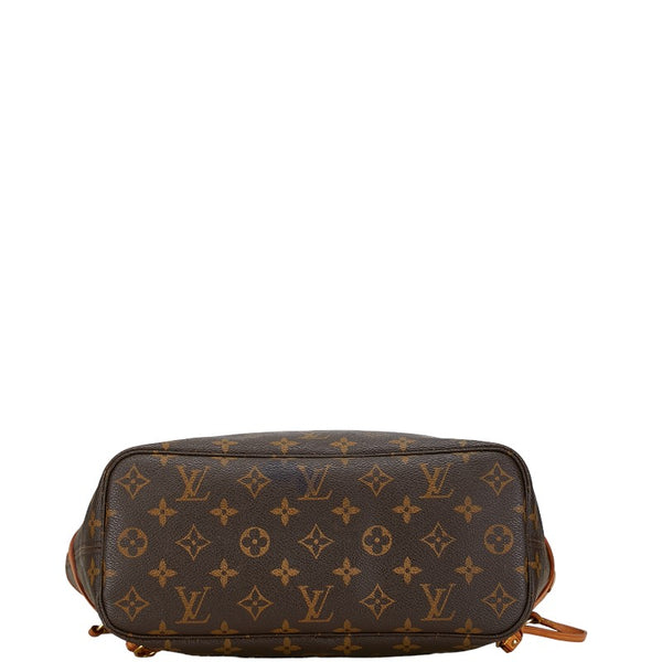 ルイ ヴィトン モノグラム ネヴァーフルPM ハンドバッグ トートバッグ M40155 ブラウン PVC レザー レディース LOUIS VUITTON 【中古】