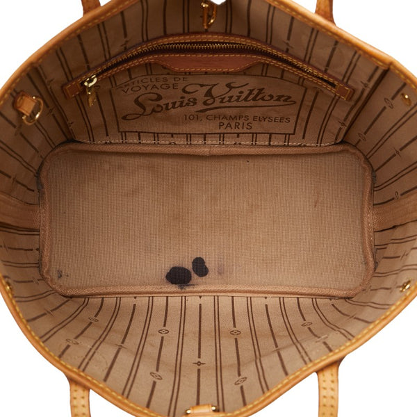 ルイ ヴィトン モノグラム ネヴァーフルPM ハンドバッグ トートバッグ M40155 ブラウン PVC レザー レディース LOUIS VUITTON 【中古】