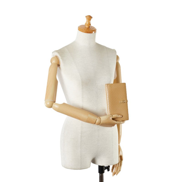 シャネル ココマーク Wホック 二つ折り財布 A20905 ベージュ レザー レディース CHANEL 【中古】