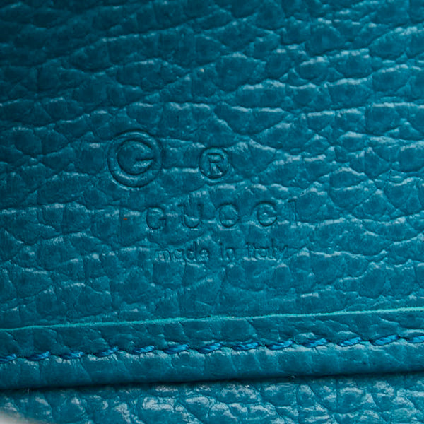 グッチ GGキャンバス ラウンドジップ 長財布 363423 ベージュ ブルー レザー キャンバス レディース GUCCI 【中古】