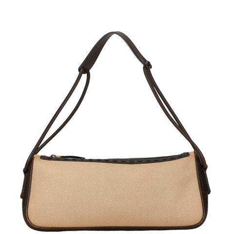 グッチ ワンショルダーバッグ ハンドバッグ 106383 べージュ ブラウン キャンバス レザー レディース GUCCI 【中古】