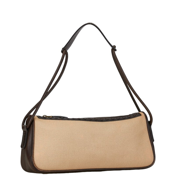 グッチ ワンショルダーバッグ ハンドバッグ 106383 べージュ ブラウン キャンバス レザー レディース GUCCI 【中古】