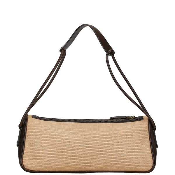 グッチ ワンショルダーバッグ ハンドバッグ 106383 べージュ ブラウン キャンバス レザー レディース GUCCI 【中古】