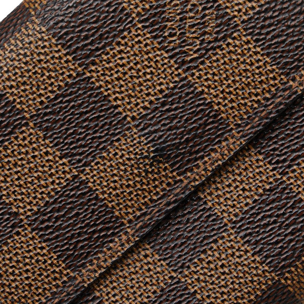 ルイ ヴィトン ダミエ ポルトフォイユ エリーズ 二つ折り財布 N61654 ブラウン PVC レザー レディース LOUIS VUITTON 【中古】