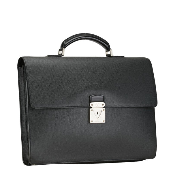 ルイ ヴィトン タイガ セルビエット モスコバ ビジネスバッグ M30032 アルドワーズ ブラック レザー メンズ LOUIS VUITTON 【中古】