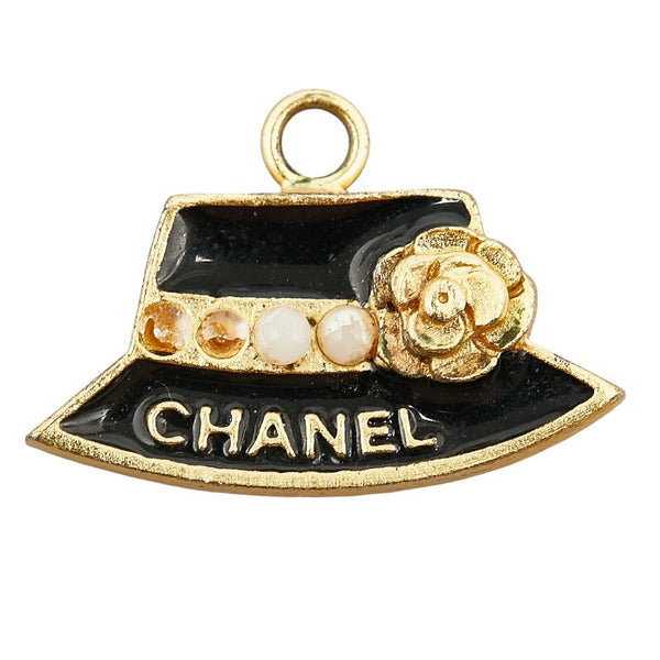 シャネル ココマーク スターモチーフ ピアス ゴールド メッキ ストーン レディース CHANEL 【中古】