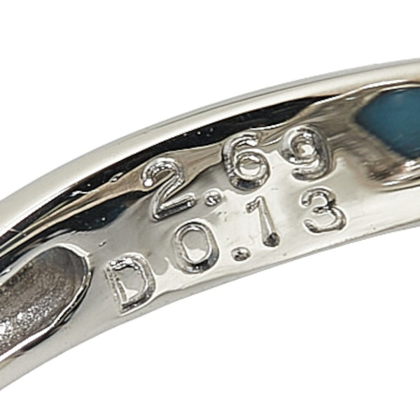 Pt900 プラチナ ブラックオパール2.69ct ダイヤ0.13ct リング 指輪 レディース 10.5号 【中古】