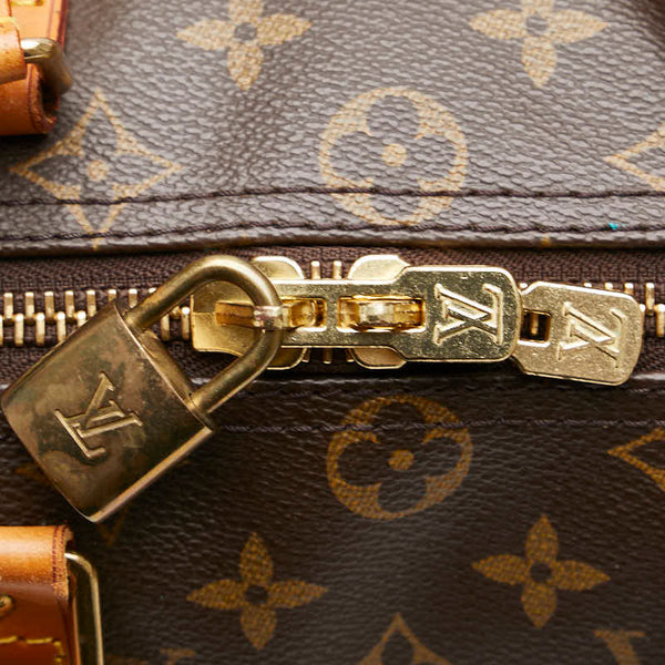 ルイ ヴィトン モノグラム キーポル45 ボストンバッグ トラベルバッグ M41428 ブラウン PVC レザー レディース LOUIS VUITTON 【中古】