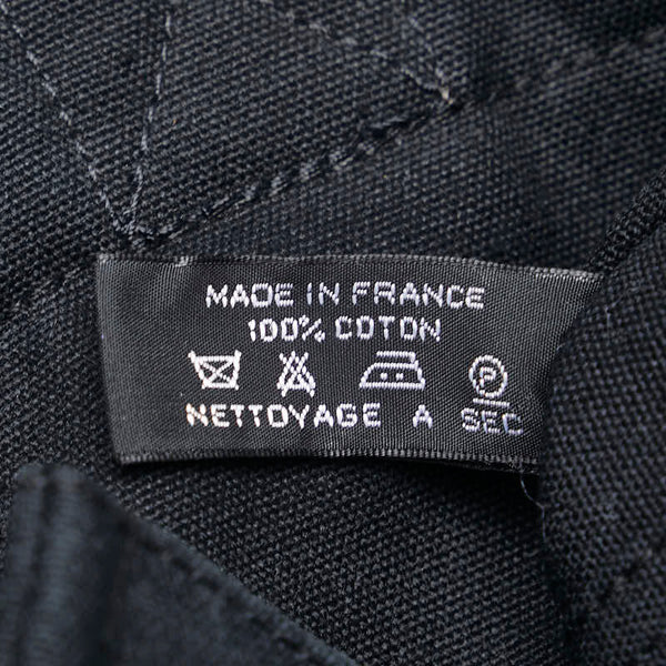 エルメス フールトゥPM トートバッグ ハンドバッグ ネイビー グレー キャンバス レディース HERMES 【中古】