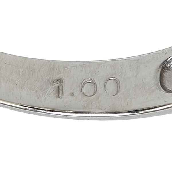 Pt900 プラチナ ダイヤ1.00ct リング 指輪 レディース 12号 【中古】