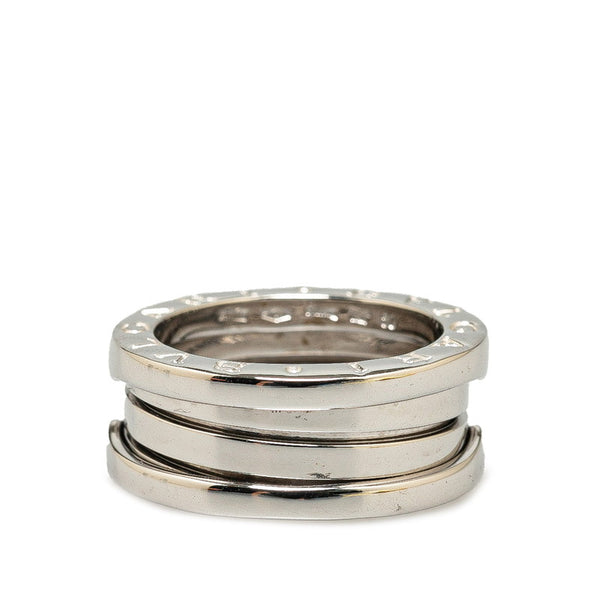 ブルガリ B-ZERO ビーゼロワン 3バンド リンク 指輪 ＃50 K18WG ホワイトゴールド レディース BVLGARI 【中古】