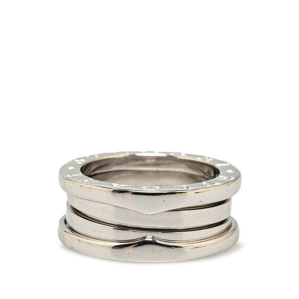 ブルガリ B-ZERO ビーゼロワン 3バンド リンク 指輪 ＃50 K18WG ホワイトゴールド レディース BVLGARI 【中古】