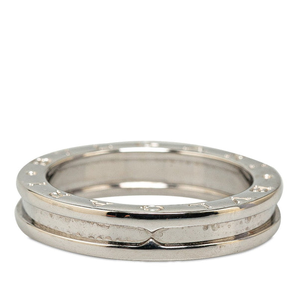 ブルガリ B-ZERO ビーゼロワン 1バンド リンク 指輪 ＃61 K18WG ホワイトゴールド メンズ BVLGARI 【中古】
