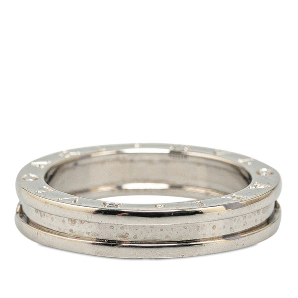 ブルガリ B-ZERO ビーゼロワン 1バンド リンク 指輪 ＃61 K18WG ホワイトゴールド メンズ BVLGARI 【中古】