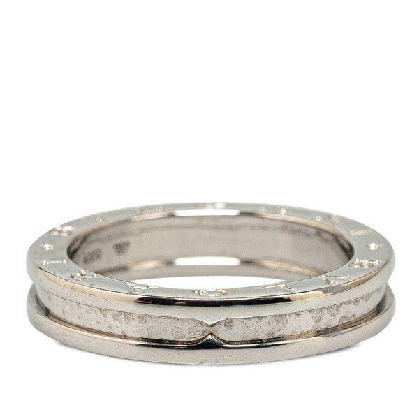 ブルガリ B-ZERO ビーゼロワン 1バンド リンク 指輪 ＃61 K18WG ホワイトゴールド メンズ BVLGARI 【中古】