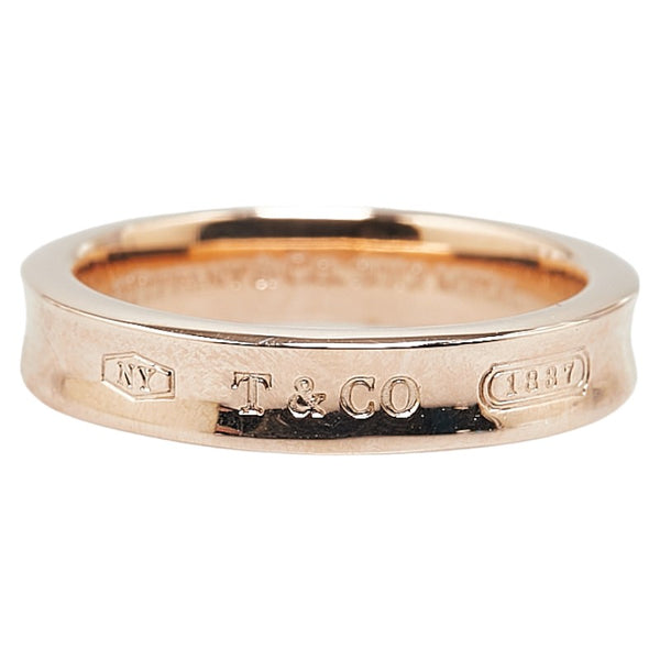 ティファニー 1837 ナローリング リング 指輪 K18PG ピンクゴールド レディース TIFFANY&Co. 【中古】
