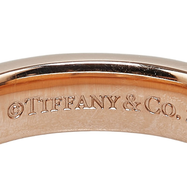 ティファニー 1837 ナローリング リング 指輪 K18PG ピンクゴールド レディース TIFFANY&Co. 【中古】