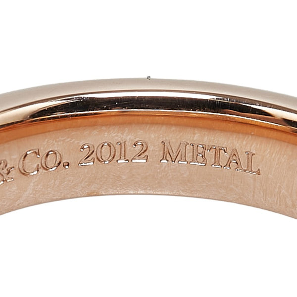 ティファニー 1837 ナローリング リング 指輪 K18PG ピンクゴールド レディース TIFFANY&Co. 【中古】