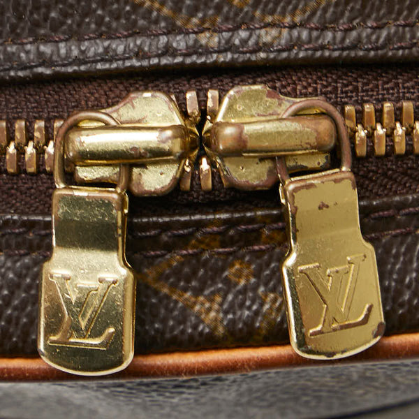 ルイ ヴィトン モノグラム ポシェットガンジュ ボディバッグ ウエストバッグ M51870 ブラウン PVC レザー メンズ LOUIS VUITTON 【中古】