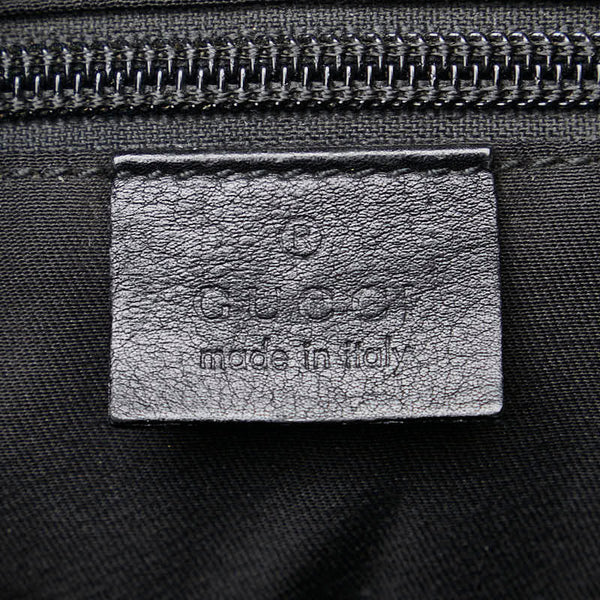 グッチ グッチシマ GG ショルダーバッグ 162914 ブラック レザー レディース GUCCI 【中古】