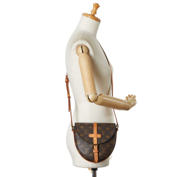 ルイ ヴィトン モノグラム シャンティGM ショルダーバッグ M51232 ブラウン PVC レザー レディース LOUIS VUITTON 【中古】