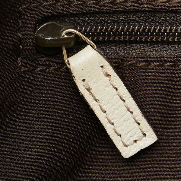 グッチ GGキャンバス プリンシー シェリーライン リボン トートバッグ ハンドバッグ 163805 ベージュ マルチカラー キャンバス レザー レディース GUCCI 【中古】