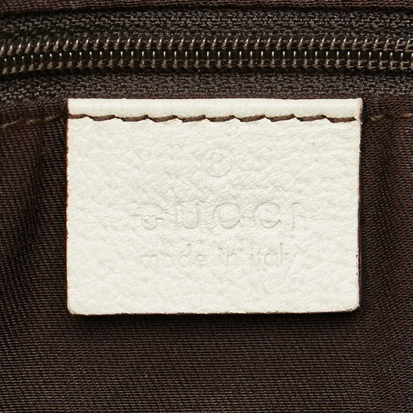 グッチ GGキャンバス プリンシー シェリーライン リボン トートバッグ ハンドバッグ 163805 ベージュ マルチカラー キャンバス レザー レディース GUCCI 【中古】