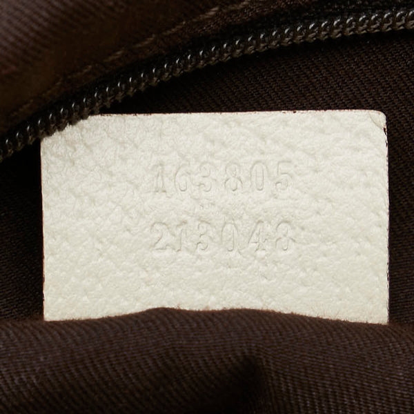 グッチ GGキャンバス プリンシー シェリーライン リボン トートバッグ ハンドバッグ 163805 ベージュ マルチカラー キャンバス レザー レディース GUCCI 【中古】