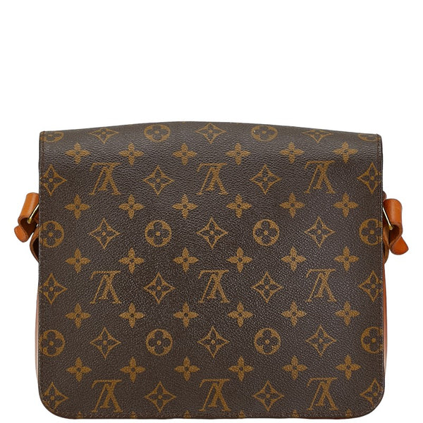 ルイ ヴィトン モノグラム カルトシエールGM ショルダーバッグ M51252 ブラウン PVC レザー レディース LOUIS VUITTON 【中古】