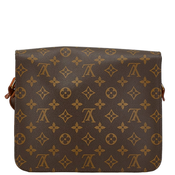 ルイ ヴィトン モノグラム カルトシエールGM 斜め掛け ショルダーバッグ M51252 ブラウン PVC レザー レディース LOUIS VUITTON 【中古】