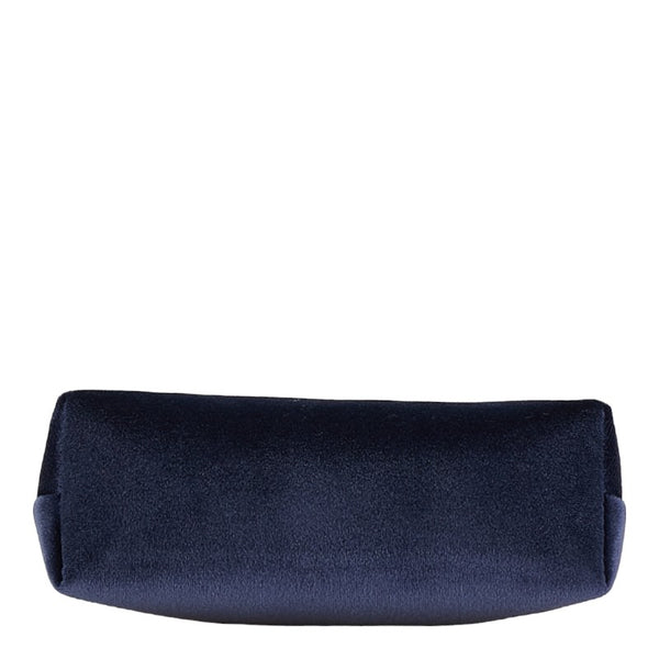 ディオール ロゴ ポーチ 3個セット ネイビー ブラック レッド ベロア レディース Dior 【中古】