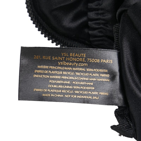 サンローラン ロゴ ポーチ 2個セット ブラック ポリエステル レディース SAINT LAURENT 【中古】