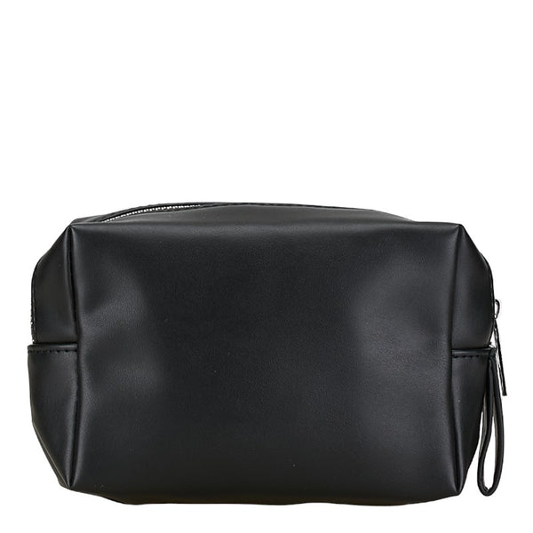 サンローラン ロゴ ポーチ 2個セット ブラック ポリエステル レディース SAINT LAURENT 【中古】