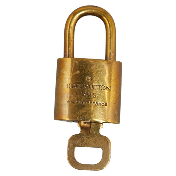 ルイ ヴィトン パドロック カデナ 南京錠 ゴールド メッキ レディース LOUIS VUITTON 【中古】