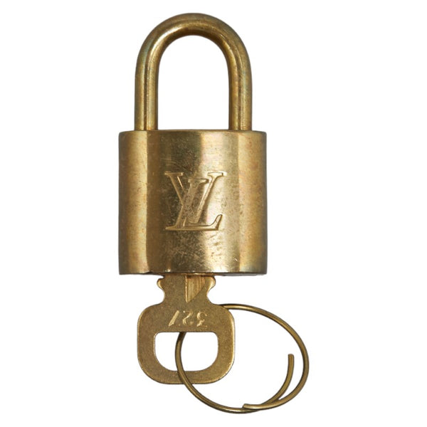 ルイ ヴィトン パドロック カデナ 南京錠 ゴールド メッキ レディース LOUIS VUITTON 【中古】