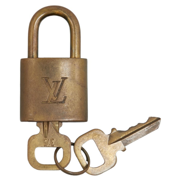 ルイ ヴィトン パドロック カデナ 南京錠 ゴールド メッキ レディース LOUIS VUITTON 【中古】