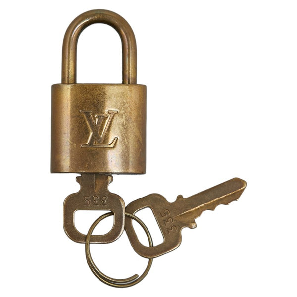 ルイ ヴィトン パドロック カデナ 南京錠 ゴールド メッキ レディース LOUIS VUITTON 【中古】