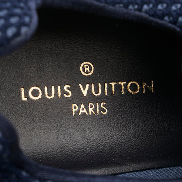 ルイ ヴィトン メッシュ スニーカー サイズ：36 ネイビー ピンク ナイロン レディース LOUIS VUITTON 【中古】
