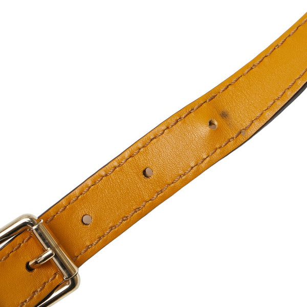 グッチ GGキャンバス スーキー ハンドバッグ ショルダーバッグ 2WAY 247902 ベージュ イエロー キャンバス レザー レディース GUCCI 【中古】