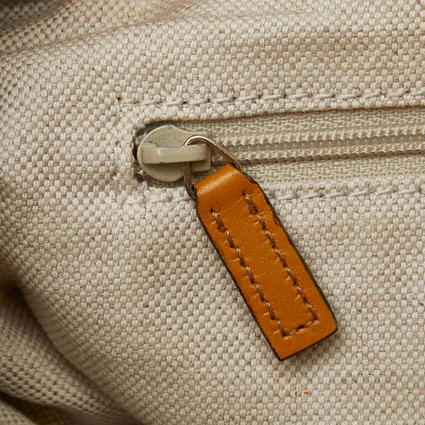 グッチ GGキャンバス スーキー ハンドバッグ ショルダーバッグ 2WAY 247902 ベージュ イエロー キャンバス レザー レディース GUCCI 【中古】