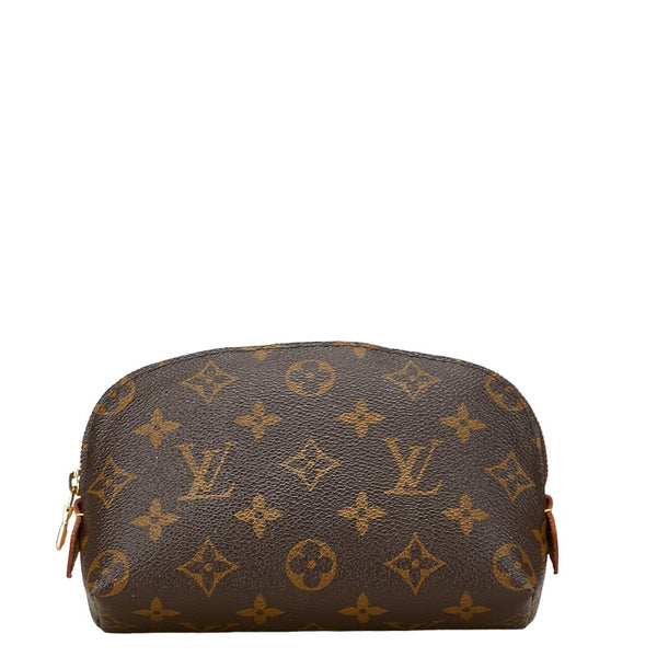 ルイ ヴィトン モノグラム ポシェット コスメティック ポーチ M47515 ブラウン PVC レザー レディース LOUIS VUITTON 【中古】