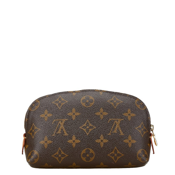 ルイ ヴィトン モノグラム ポシェット コスメティック ポーチ M47515 ブラウン PVC レザー レディース LOUIS VUITTON 【中古】
