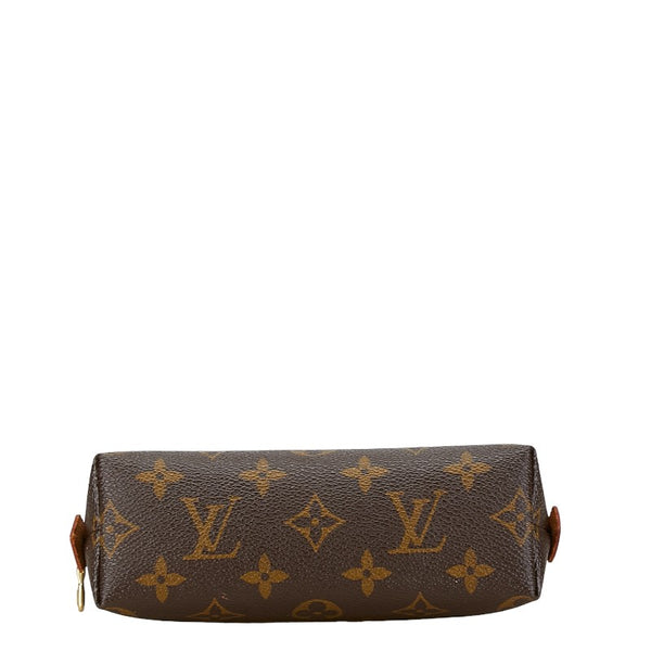 ルイ ヴィトン モノグラム ポシェット コスメティック ポーチ M47515 ブラウン PVC レザー レディース LOUIS VUITTON 【中古】