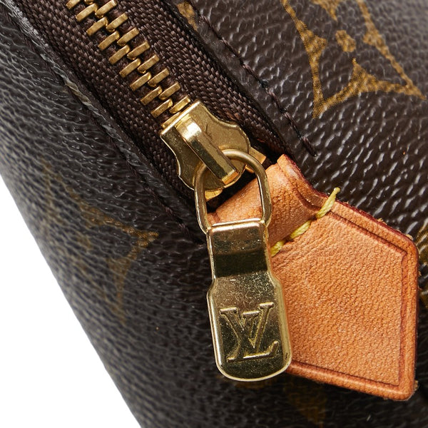 ルイ ヴィトン モノグラム ポシェット コスメティック ポーチ M47515 ブラウン PVC レザー レディース LOUIS VUITTON 【中古】