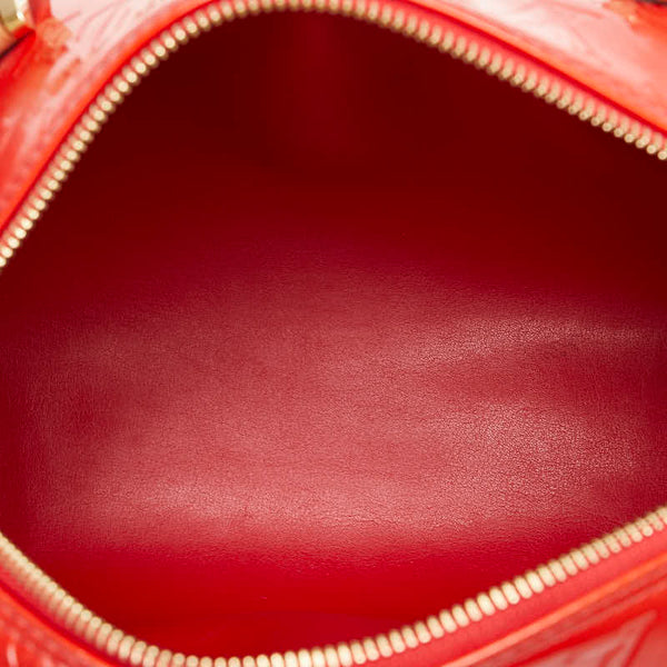 ルイ ヴィトン モノグラム ヴェルニ ベッドフォード ハンドバッグ M91986 ポムダムール レッド パテントレザー レディース LOUIS VUITTON 【中古】