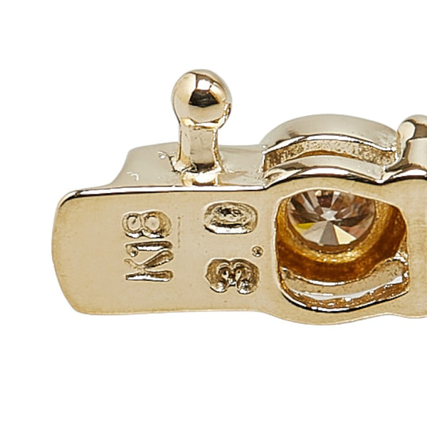 K18YG イエローゴールド ダイヤ3.00ct ブレスレット レディース 【中古】