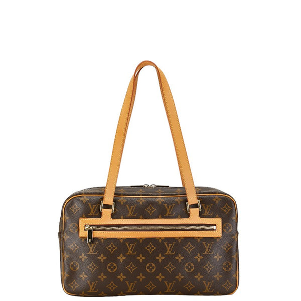 ルイ ヴィトン モノグラム シテGM ハンドバッグ ショルダーバッグ M51181 ブラウン PVC レザー レディース LOUIS VUITTON 【中古】